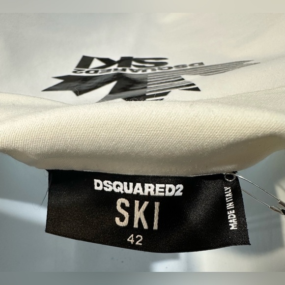 Dsquared2 White Stirrup Snow one Piece Ski Suit NWT - Picture 8 of 10